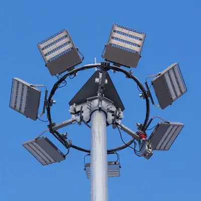 High Mast Octagonal Pole